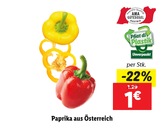 Paprika aus Österreich