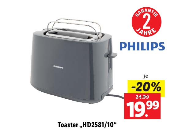  Toaster „HD2581/​10“ 