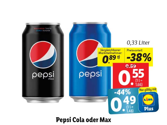  Cola oder Max 