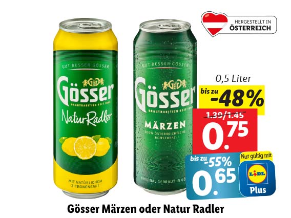  Märzen oder Natur Radler 