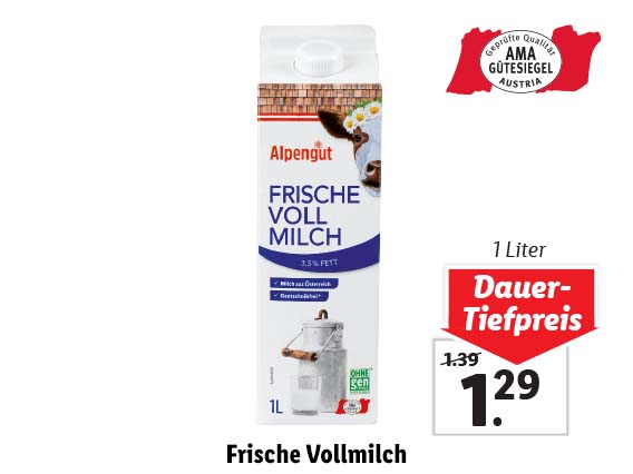  AMA Frische österreichische Vollmilch 3,5%