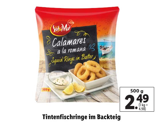  Tintenfischringe im Backteig 