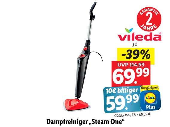 Dampfreiniger „Steam One“