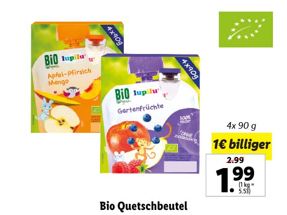 Bio Quetschbeutel