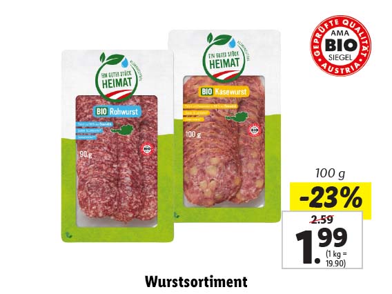 Wurstsortiment