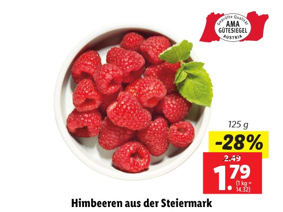 Himbeeren aus der Steiermark