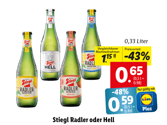  Radler oder Hell 