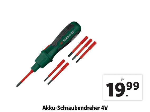 Akku-Schraubendreher 4V