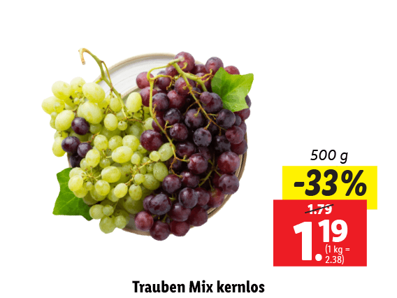  Trauben Mix kernlos