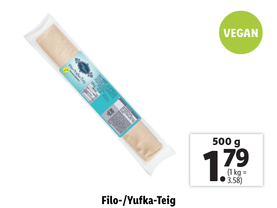  Filo-/Yufka-Teig 