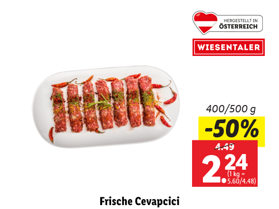  Frische Cevapcici 