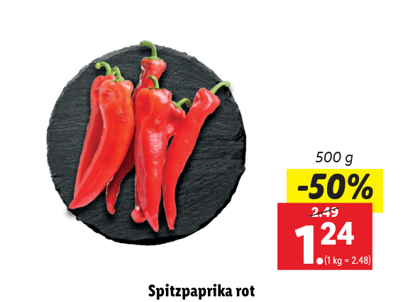  Spitzpaprika rot