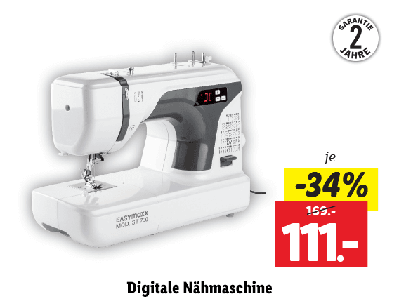  Digitale Nähmaschine 