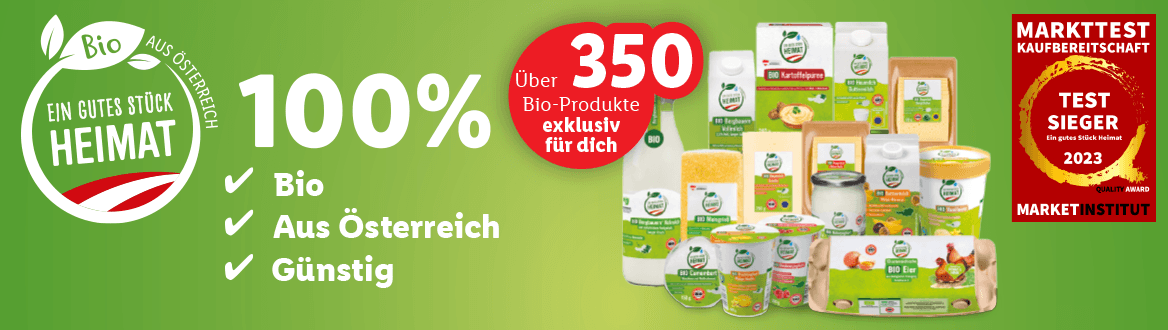 Bio-Produkte exklusiv für dich
