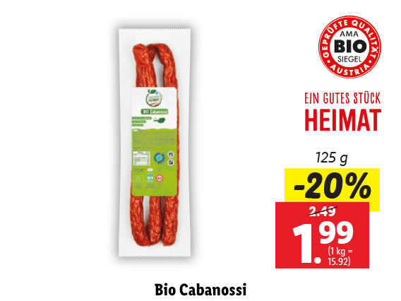  Bio Cabanossi 