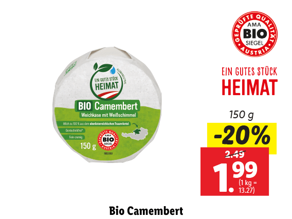  Bio Camembert 