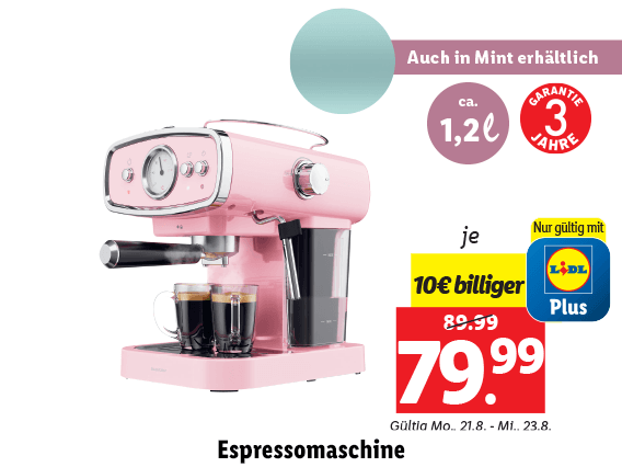  Espressomaschine 