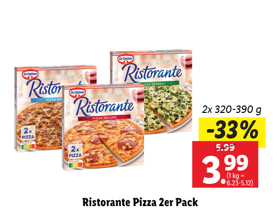 Ristorante Pizza 2er Pack