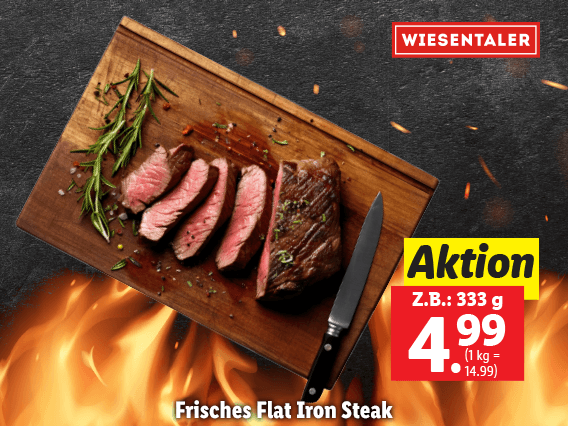  Frisches Flat Iron Steak 