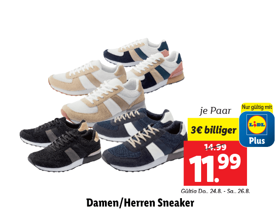 Damen/​Herren Sneaker