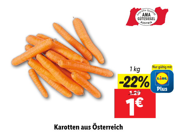 Karotten aus Österreich