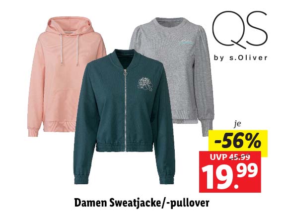  Damen Sweatjacke/-pullover