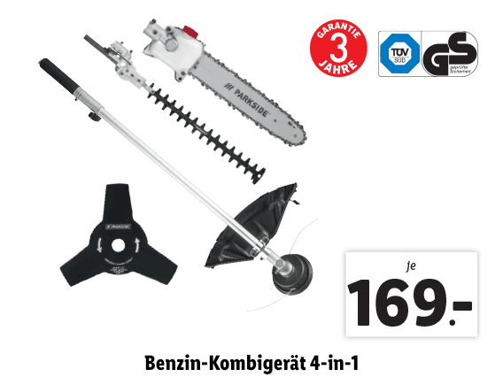  Benzin-Kombigerät 4-in-1 