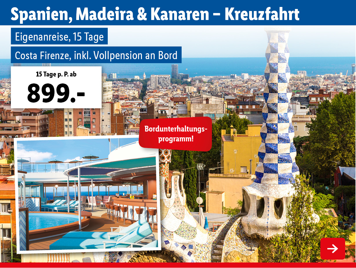 Spanien, Madeira & Kanaren