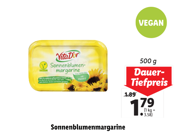 Sonnenblumenmargarine