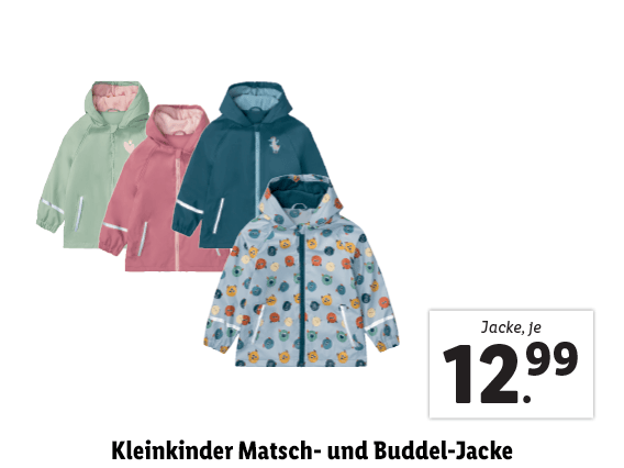 Kleinkinder Matsch- und Buddel-Jacke