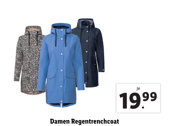 Damen Regentrenchcoat