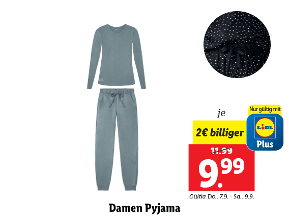 Damen Pyjama