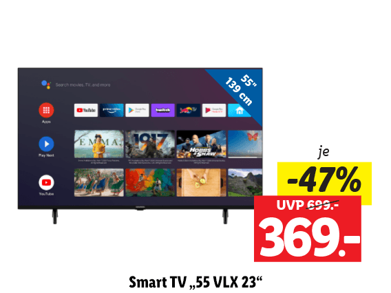 GRUNDIG Smart TV „55 VLX 23“