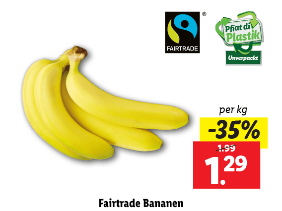 Fairtrade Bananen