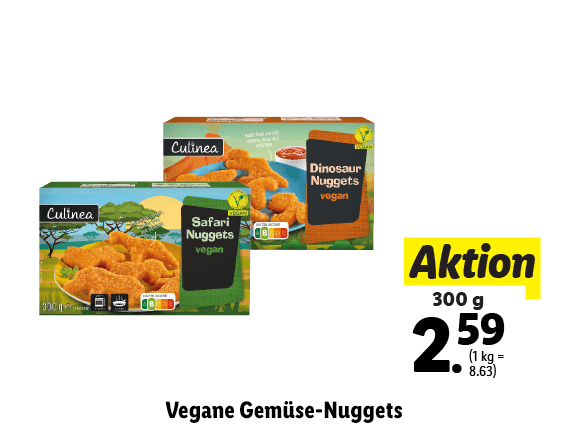 Vegane Gemüse-Nuggets