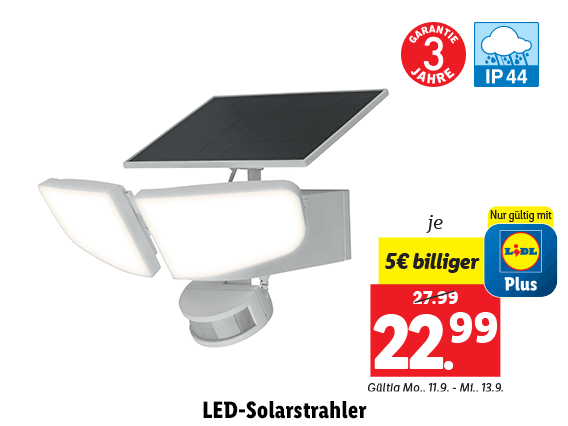 LED-Solarstrahler