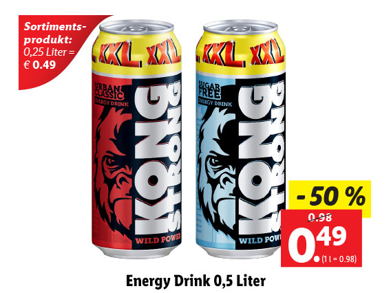  Energy Drink 0,5 Liter 