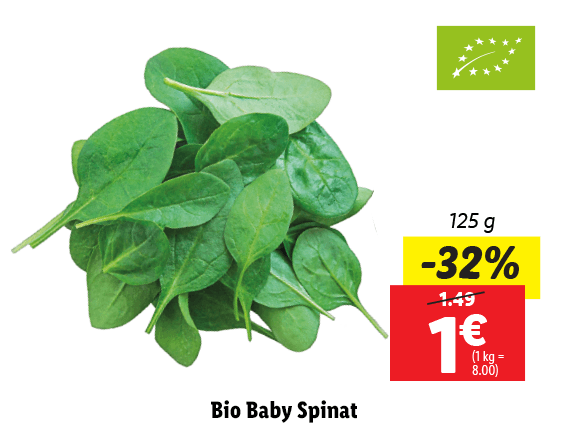  Bio Baby Spinat