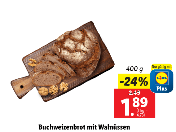  Buchweizenbrot mit Walnüssen