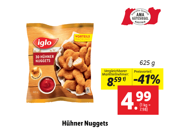 Iglo Hühner Nuggets 
