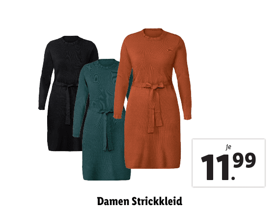 Damen Strickkleid