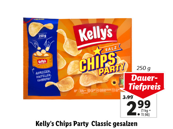 KELLY'S Chips Party