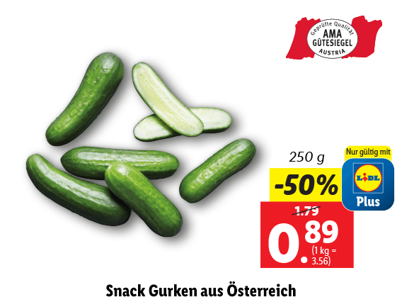 Snack Gurken aus Österreich