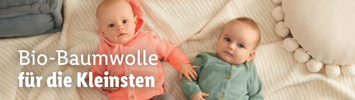 Bio-Baumwolle für die Kleinsten