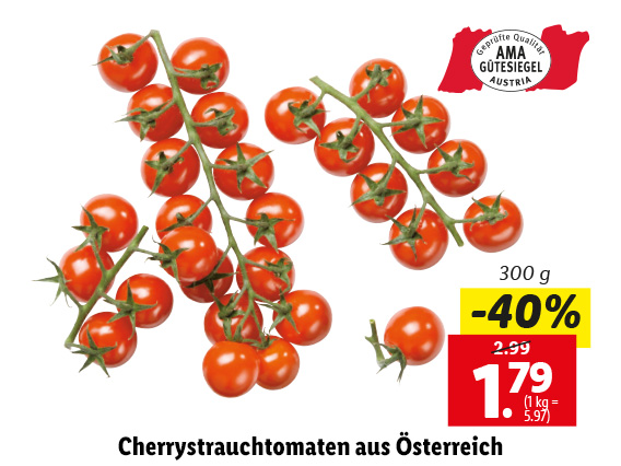 Cherrystrauchtomaten aus Österreich