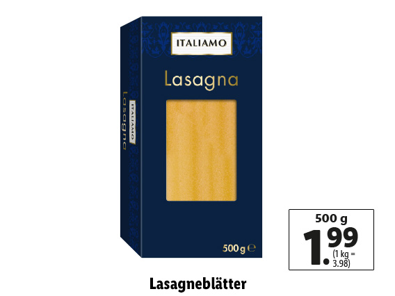 Lasagneblätter