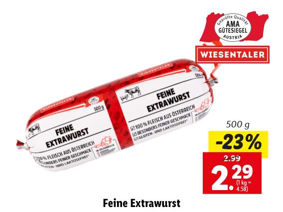 Feine Extrawurst