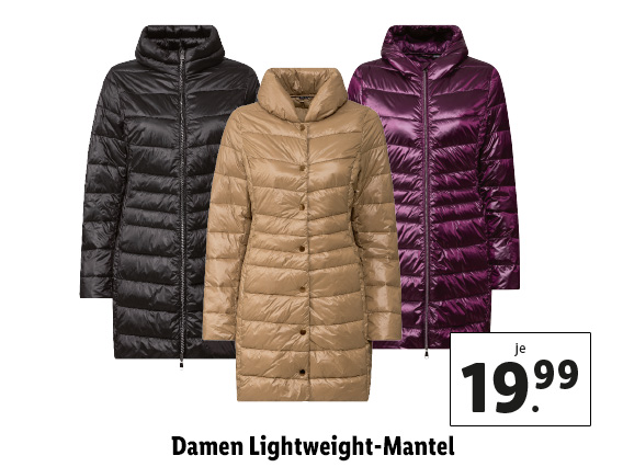 Damen Lightweight-Mantel