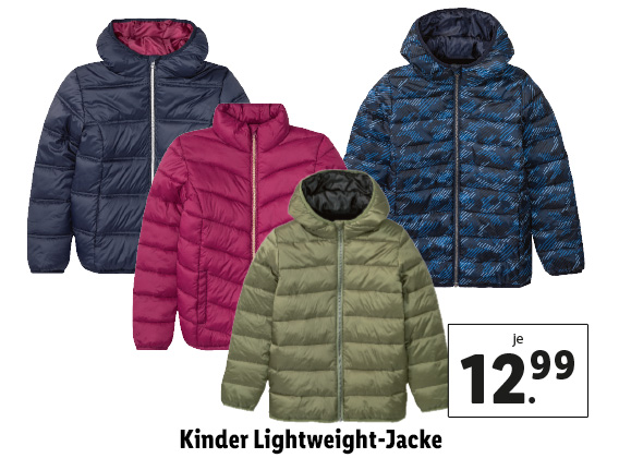 Kinder Lightweight-Jacke