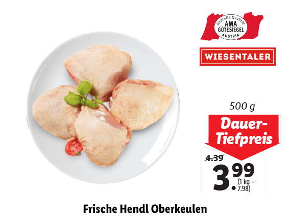 Frische Hendl Oberkeulen